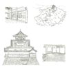 犬山城《鉛筆画》