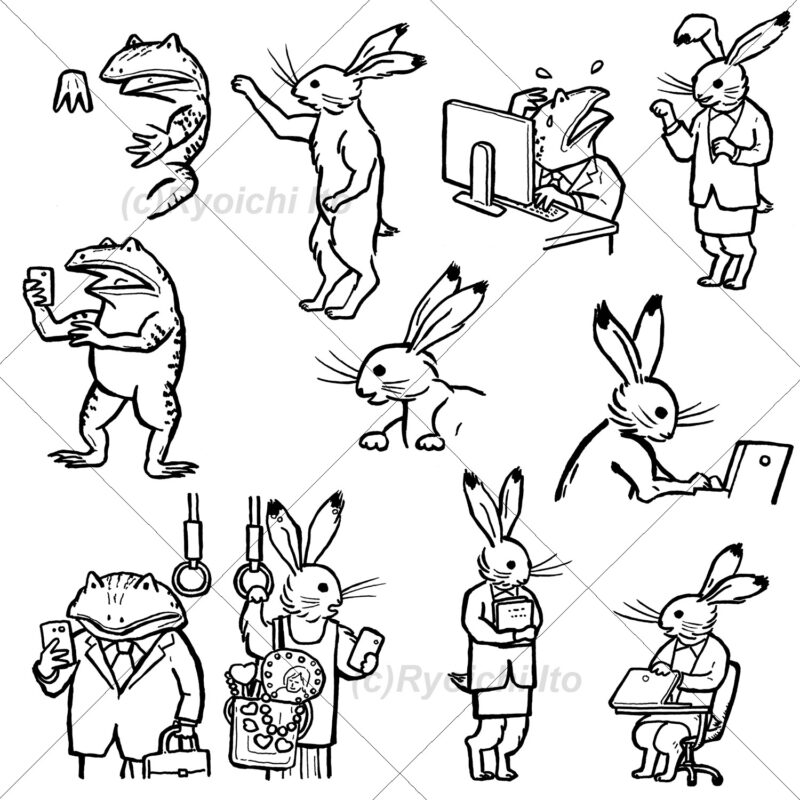 居酒屋「ミライザカ」サイトキャラクター制作