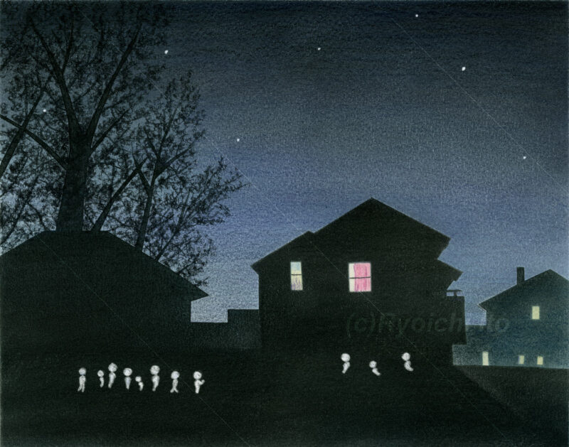 オリジナル作品「夜の集会」